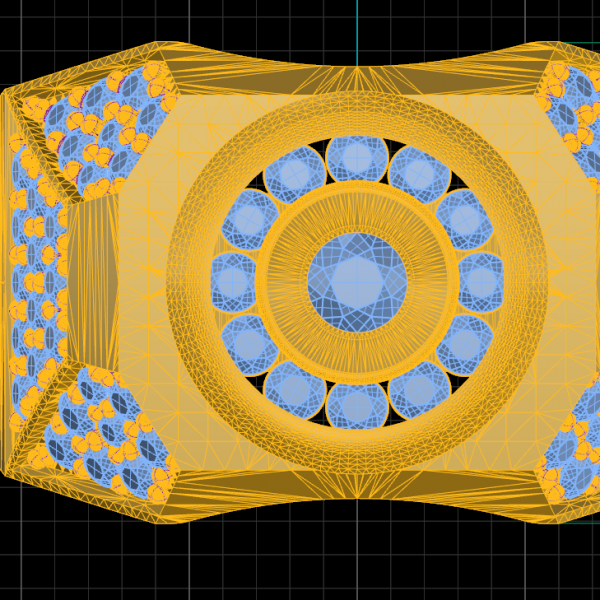Nhẫn vàng Nam mặt đá, nhẫn vàng nam đẹp MDJ NN131