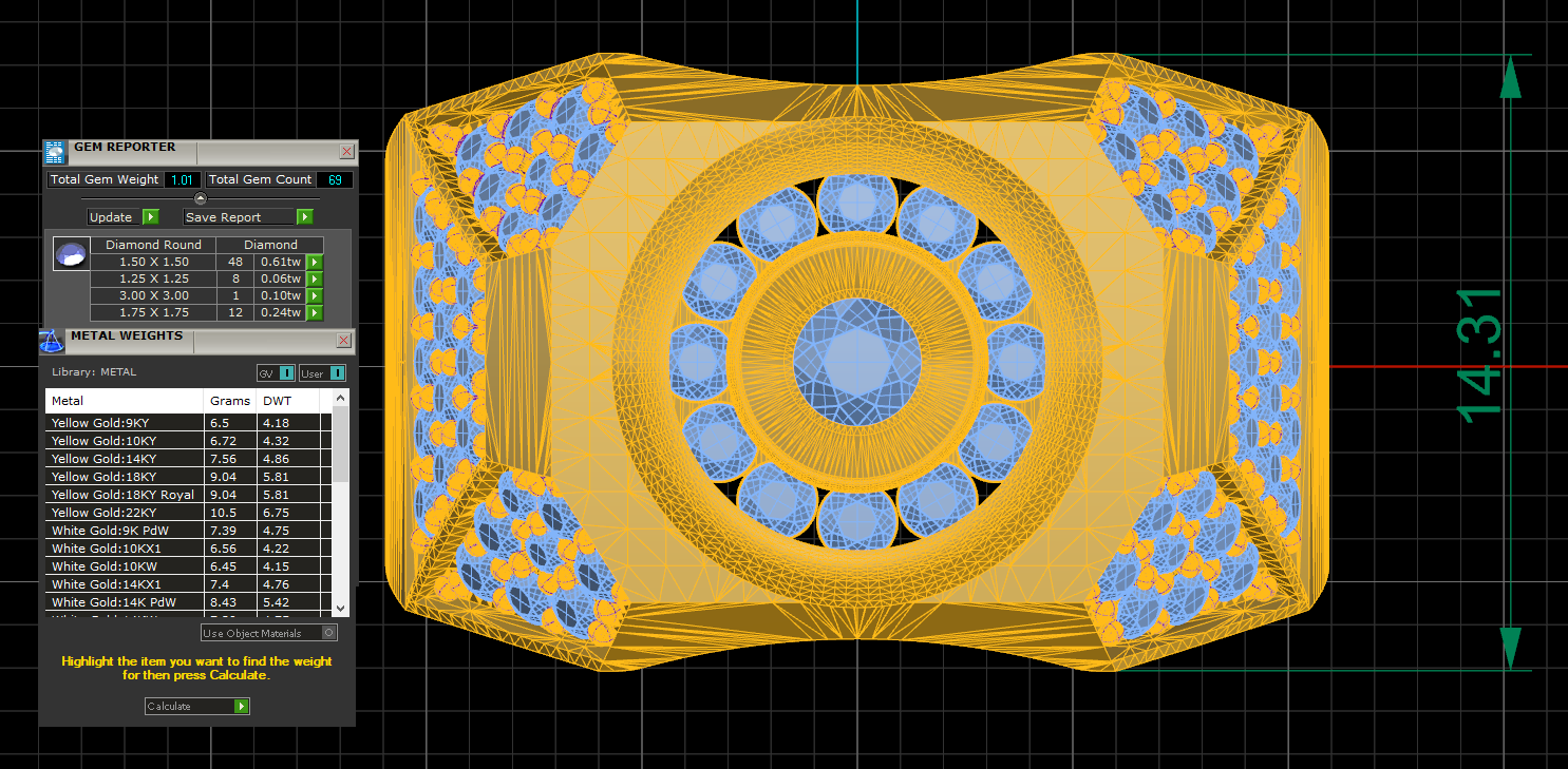 Nhẫn vàng Nam mặt đá, nhẫn vàng nam đẹp MDJ NN131