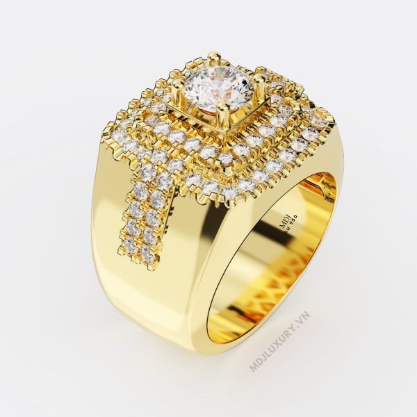 Nhẫn vàng nam đẹp Hà Nội – NN134