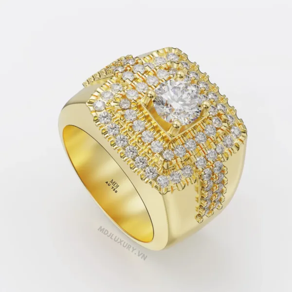 Nhẫn vàng nam đẹp Hà Nội – NN134