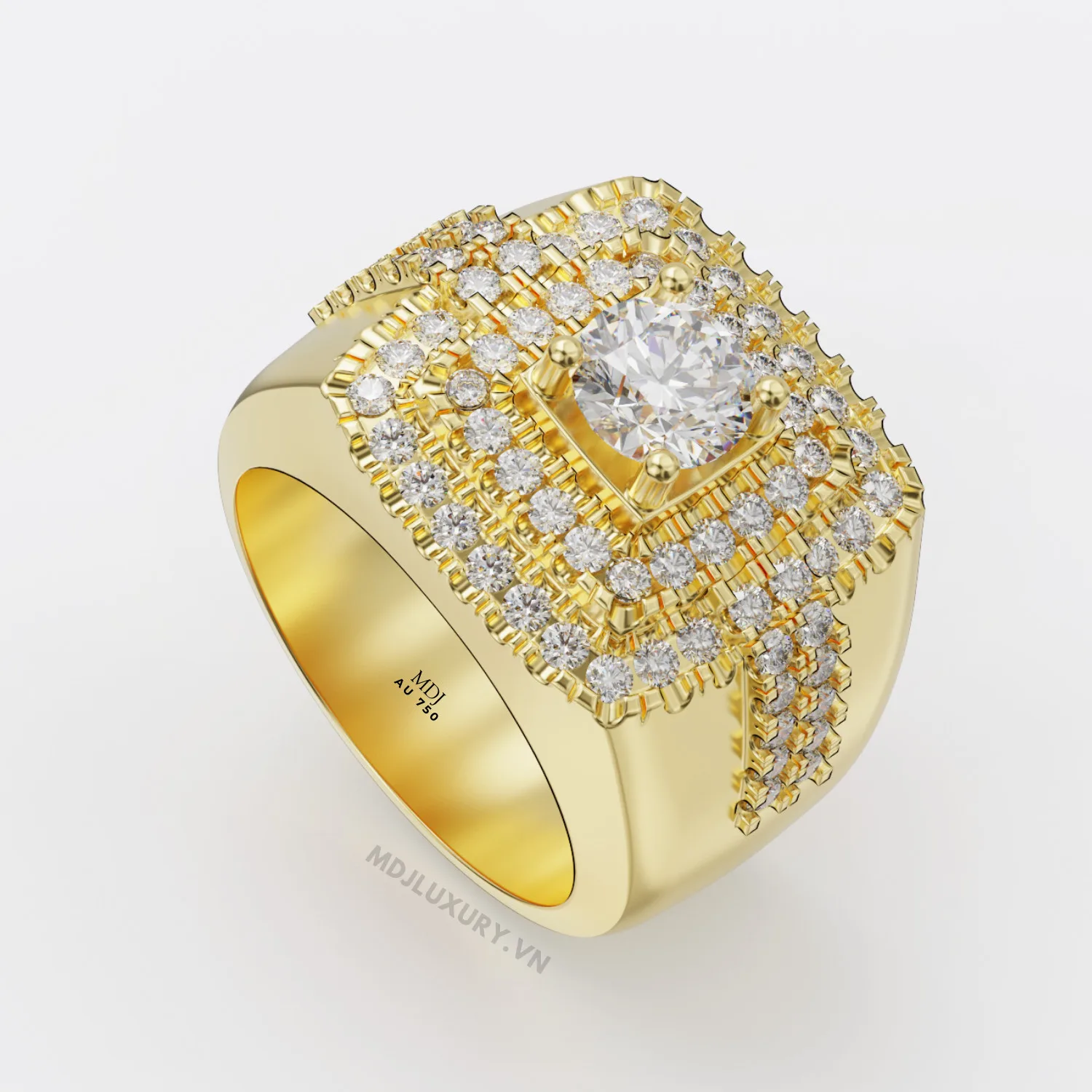 Nhẫn vàng nam đẹp Hà Nội – NN134