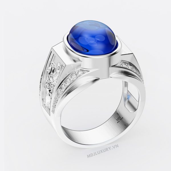 Nhẫn vàng nam phong thủy tuổi Ngọ – NNPT01