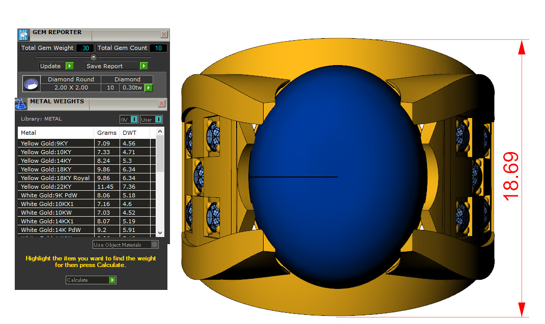 Nhẫn vàng nam đá Sapphire thiên nhiên NN158