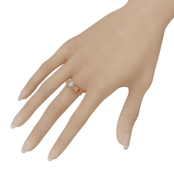Nhẫn vàng nữ 18k cao cấp nnu09