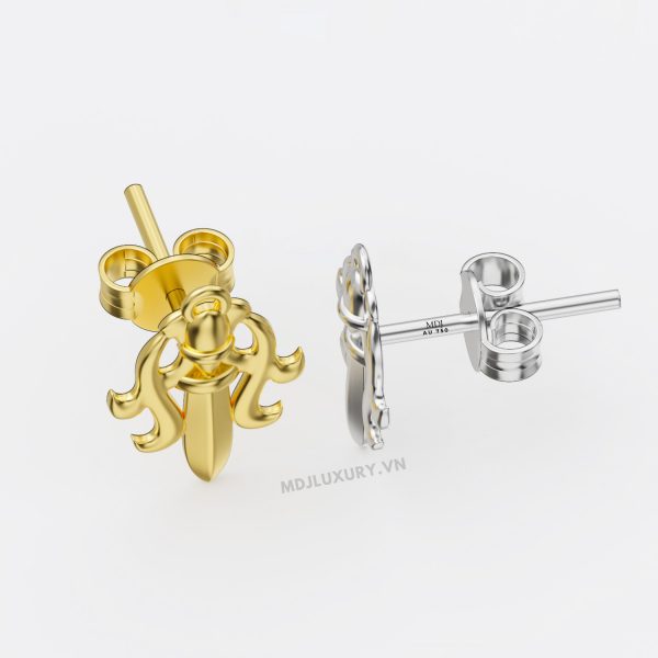 Hoa tai vàng nam MDJ-HT14