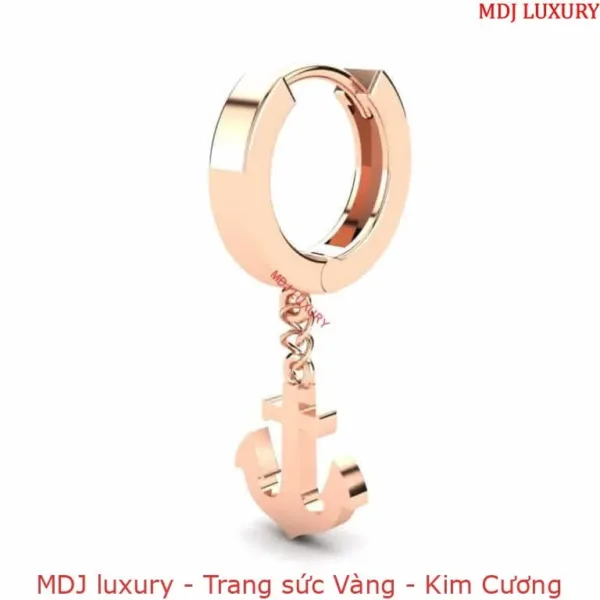 Hoa tai vàng nam MDJ-HT15