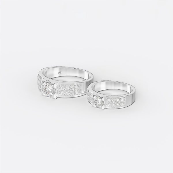 Nhẫn cưới vàng tây đẹp NC07