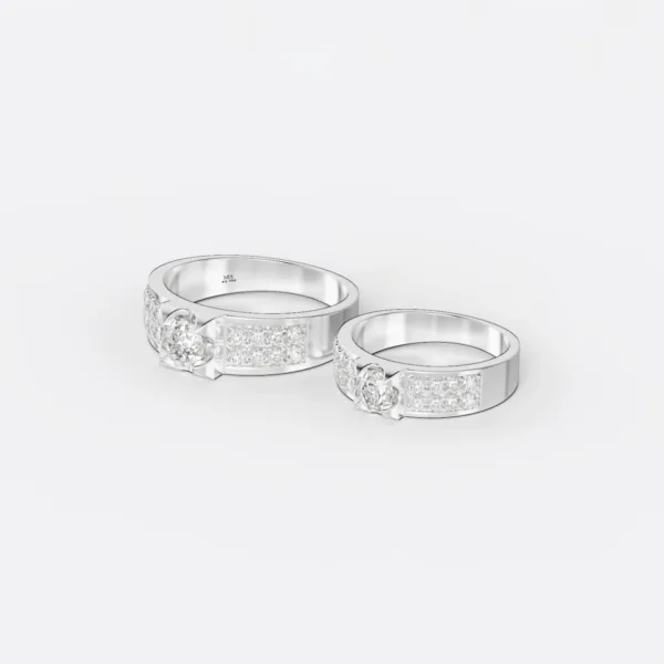 Nhẫn cưới vàng tây đẹp NC07