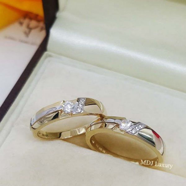 Nhẫn cưới vàng NCK01