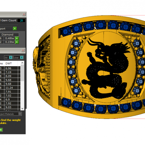 Nhẫn Nam Tuổi Thìn MDJ LUXURY NN 193