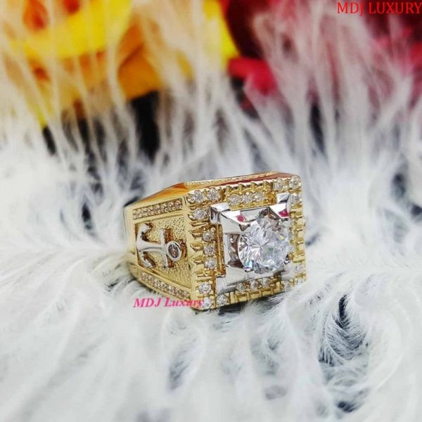 Nhẫn nam vàng tây NNK04