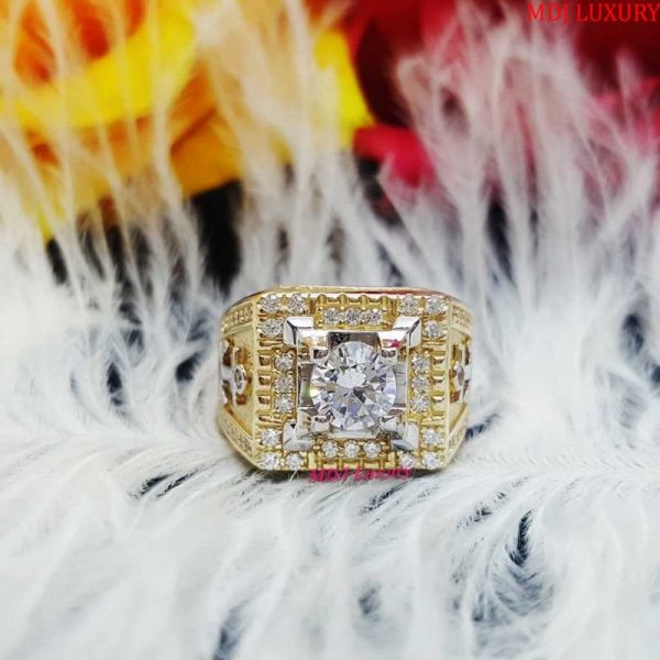 Nhẫn nam vàng tây NNK04