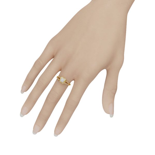 Nhẫn nữ vàng cao cấp nnu40