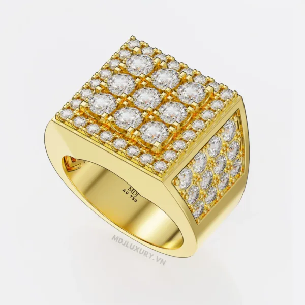 Nhẫn Nam đá đen NN200