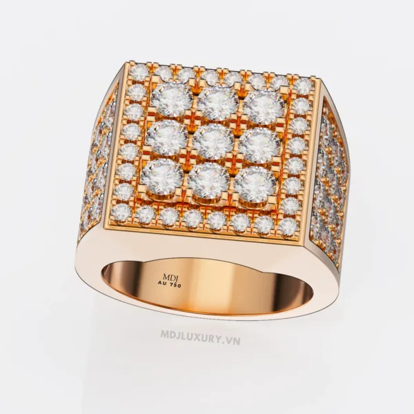 Nhẫn Nam đá đen NN200