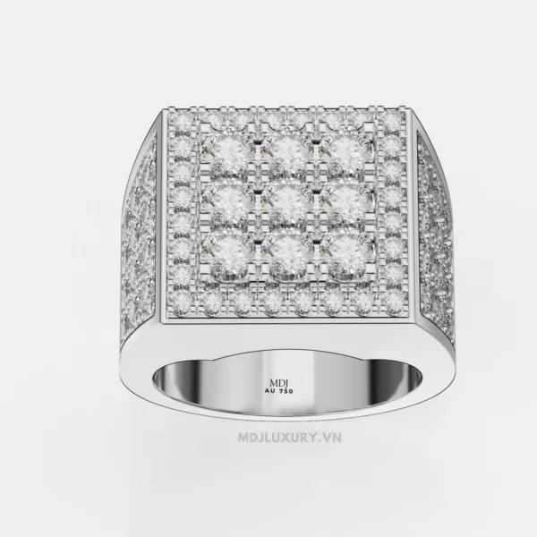 Nhẫn Nam đá đen NN200