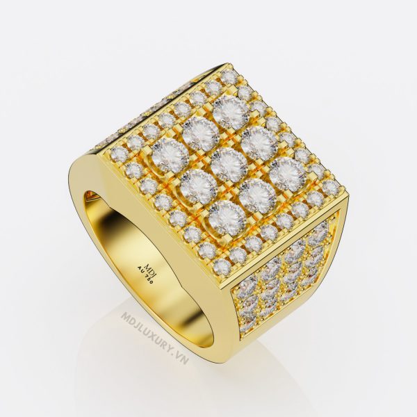 Nhẫn Nam đá đen NN200