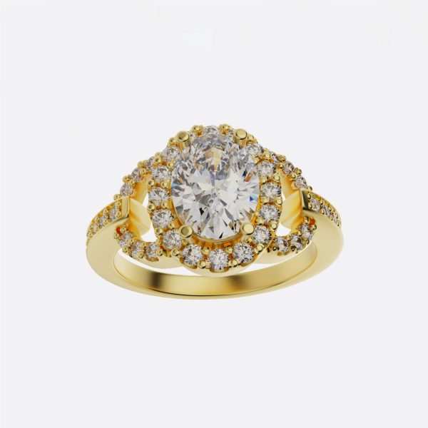 Nhẫn Vàng 18K Nữ Cao Cấp - Nhẫn Đính Hôn NNU63