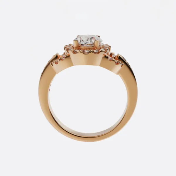 Nhẫn Vàng 18K Nữ Cao Cấp - Nhẫn Đính Hôn NNU63