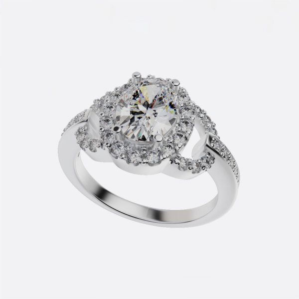 Nhẫn Vàng 18K Nữ Cao Cấp - Nhẫn Đính Hôn NNU63