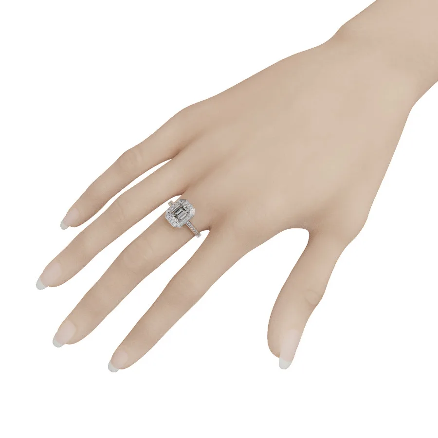 Nhẫn Vàng Nữ Hà Nội - Nhẫn Đính Hôn Đá Ruby NNU64