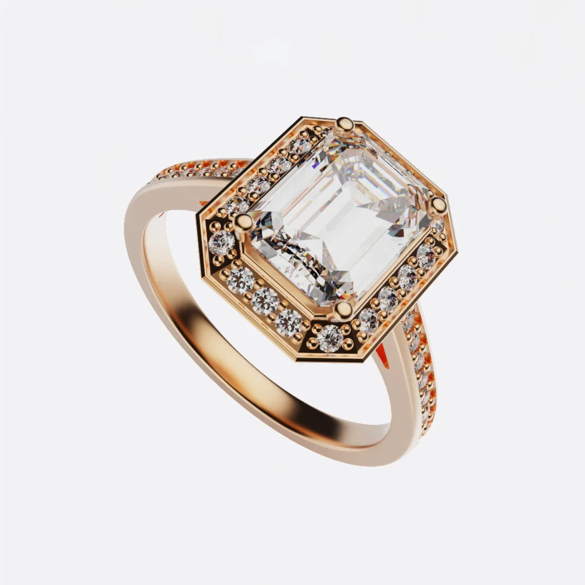 Nhẫn Vàng Nữ Hà Nội - Nhẫn Đính Hôn Đá Ruby NNU64