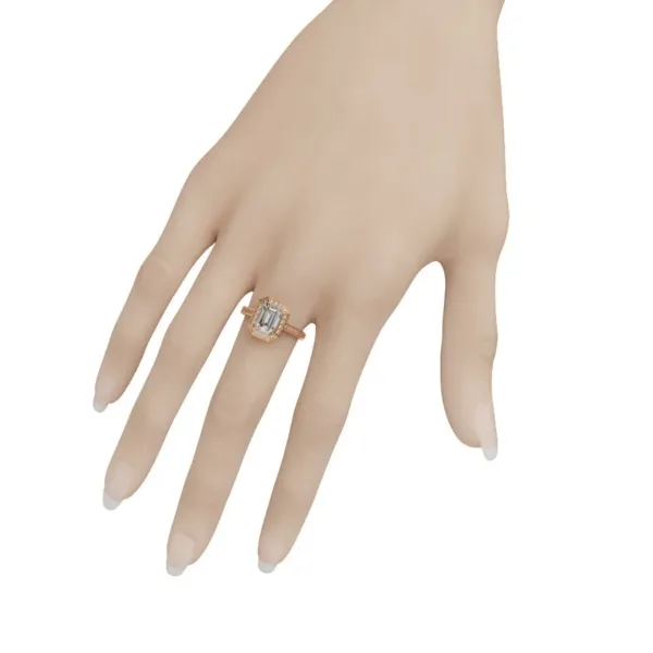 Nhẫn Vàng Nữ Hà Nội - Nhẫn Đính Hôn Đá Ruby NNU64