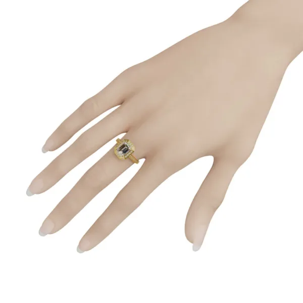 Nhẫn Vàng Nữ Hà Nội - Nhẫn Đính Hôn Đá Ruby NNU64