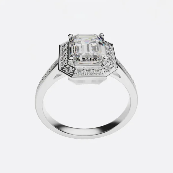 Nhẫn Vàng Nữ Hà Nội - Nhẫn Đính Hôn Đá Ruby NNU64