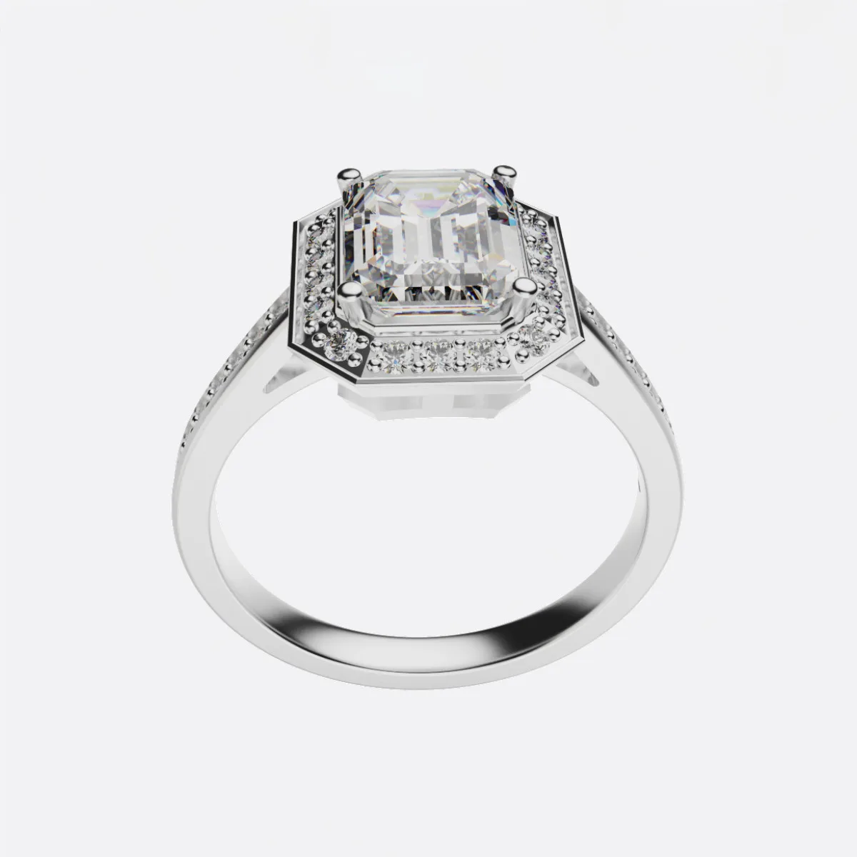 Nhẫn Vàng Nữ Hà Nội - Nhẫn Đính Hôn Đá Ruby NNU64