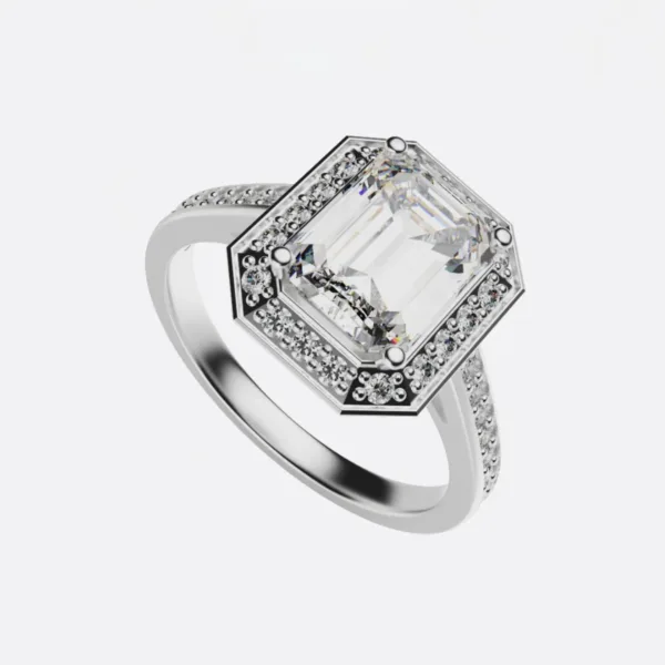 Nhẫn Vàng Nữ Hà Nội - Nhẫn Đính Hôn Đá Ruby NNU64