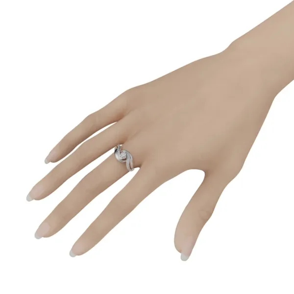 Nhẫn vàng nữ 18K - Nhẫn Đính Hôn 18K MDJ NNU65