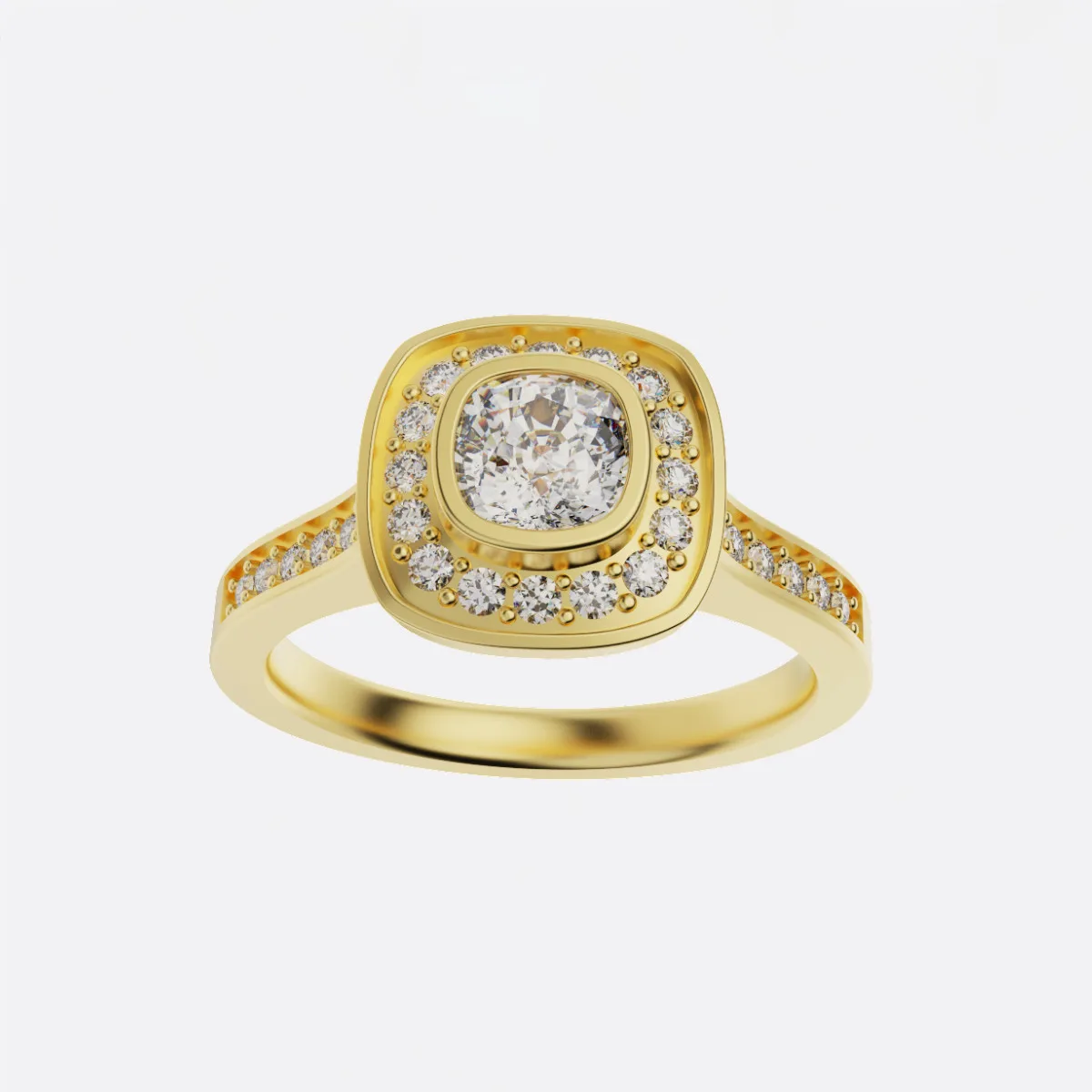 Nhẫn vàng nữ 18K - NNU66