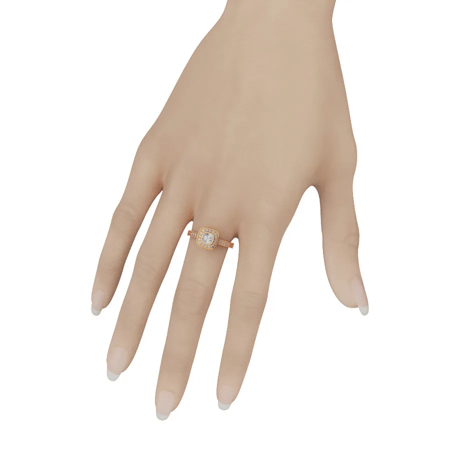 Nhẫn vàng nữ 18K - NNU66
