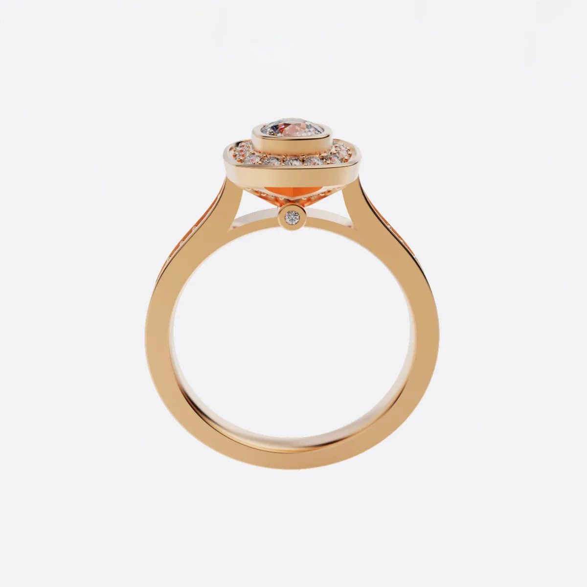 Nhẫn vàng nữ 18K - NNU66