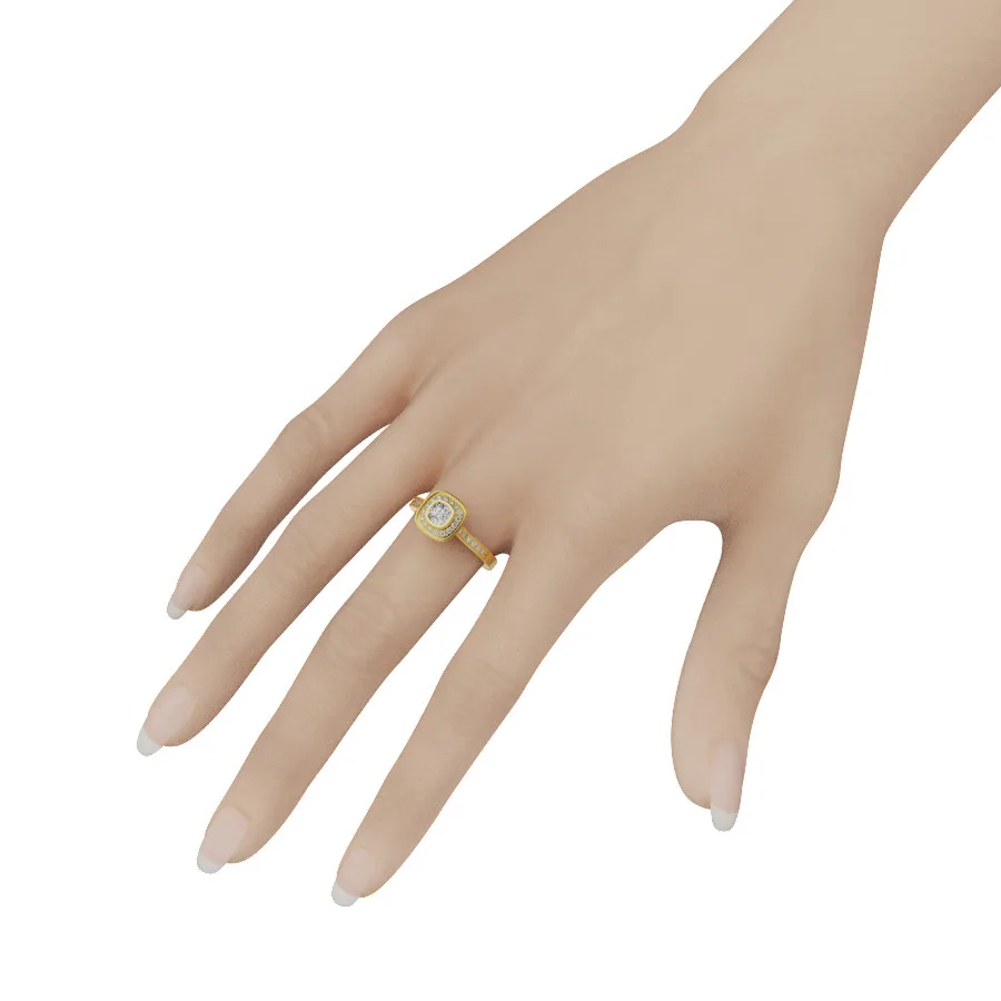 Nhẫn vàng nữ 18K - NNU66