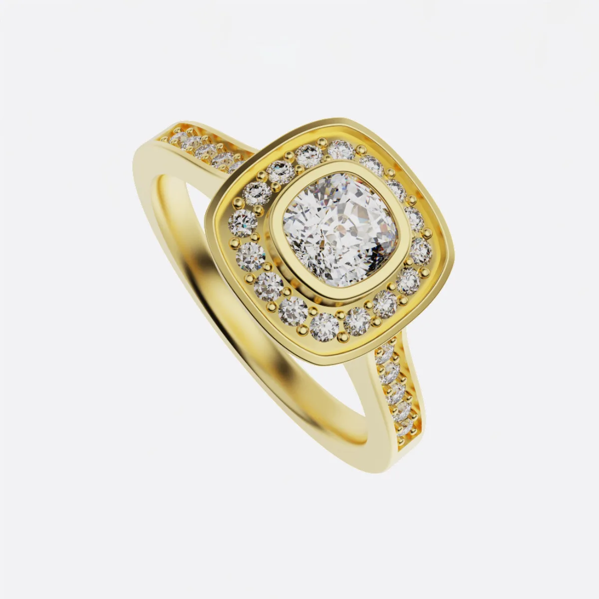 Nhẫn vàng nữ 18K - NNU66