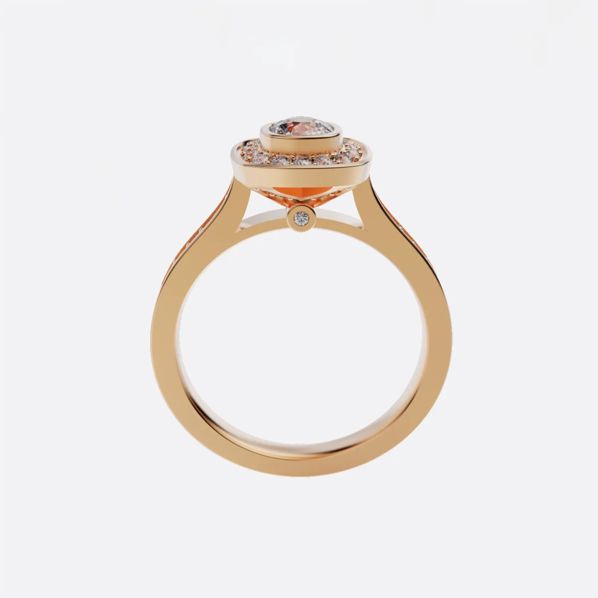 Nhẫn vàng nữ 18K - NNU66