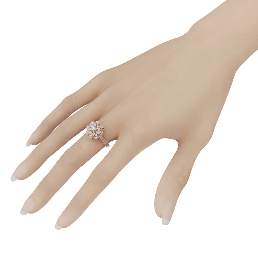 Nhẫn Vàng Nữ Đẹp - Vàng 14K, 18K MDJ NNU68