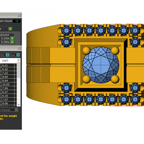 Nhẫn Vàng Ý Nam 18K  – NN241