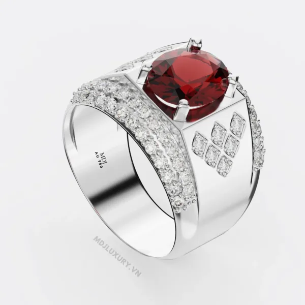 Nhẫn nam đẹp vàng tây 18k MDJ – NN120