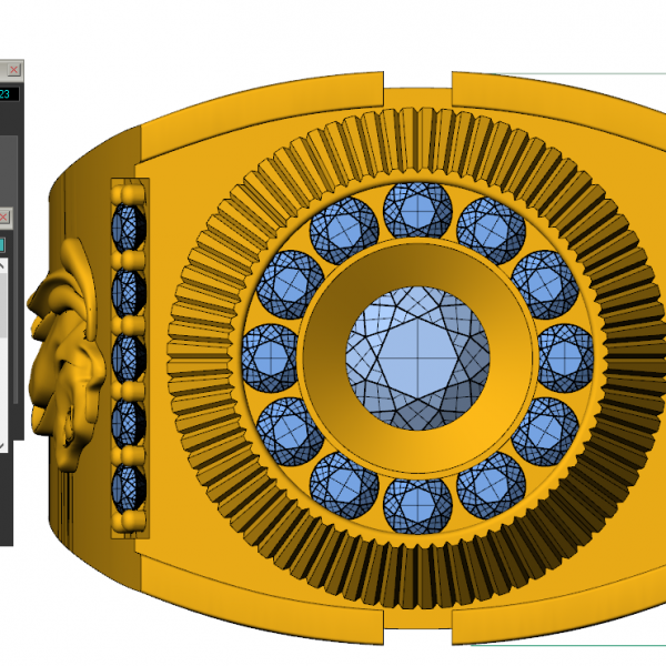 Nhẫn Vàng 18K Nam – Vàng Vàng, Vàng Trắng NN129