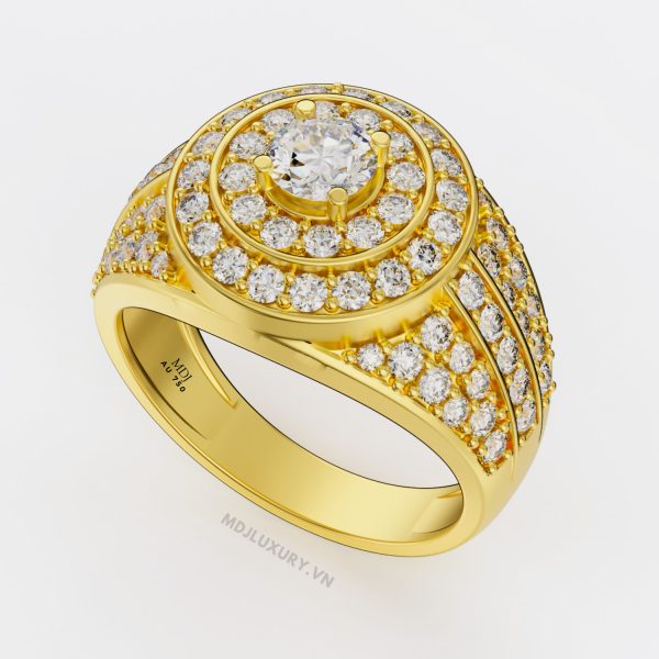 Nhẫn nam Vàng hồng – NN130