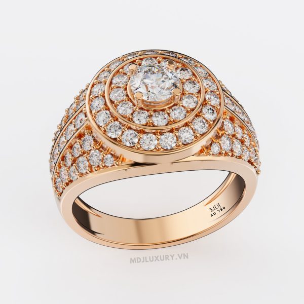 Nhẫn nam Vàng hồng – NN130