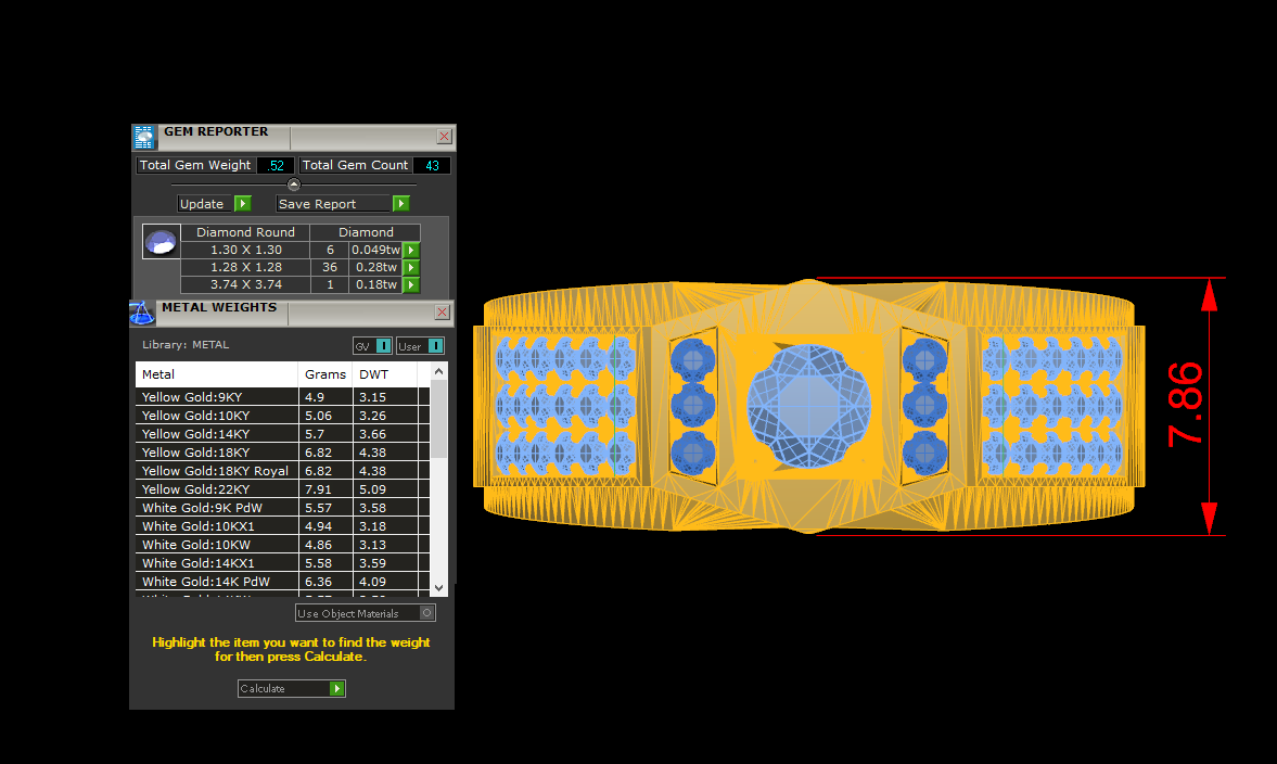 Nhẫn Vàng Trắng Nam NN160