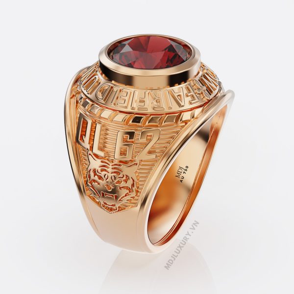 Nhẫn mỹ vàng 18K đá Ruby NN212