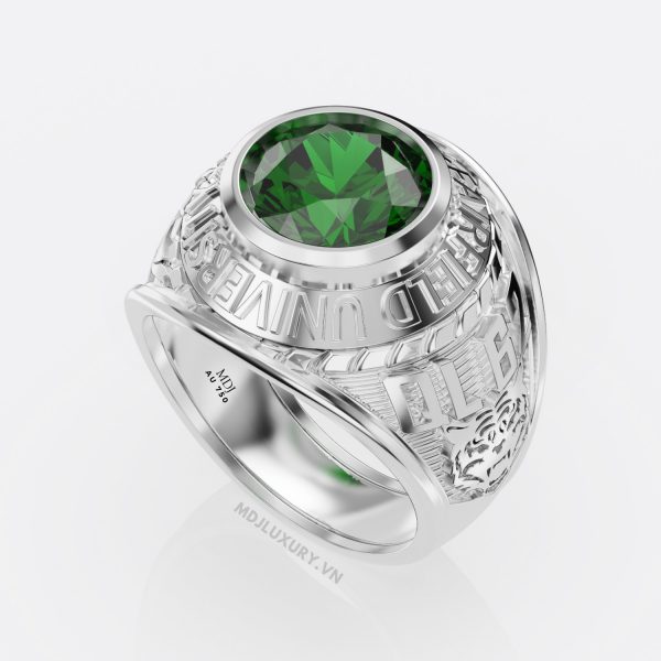 Nhẫn mỹ vàng 18K đá Ruby NN212