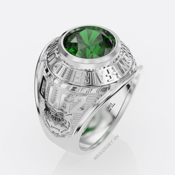 Nhẫn mỹ vàng 18K đá Ruby NN212