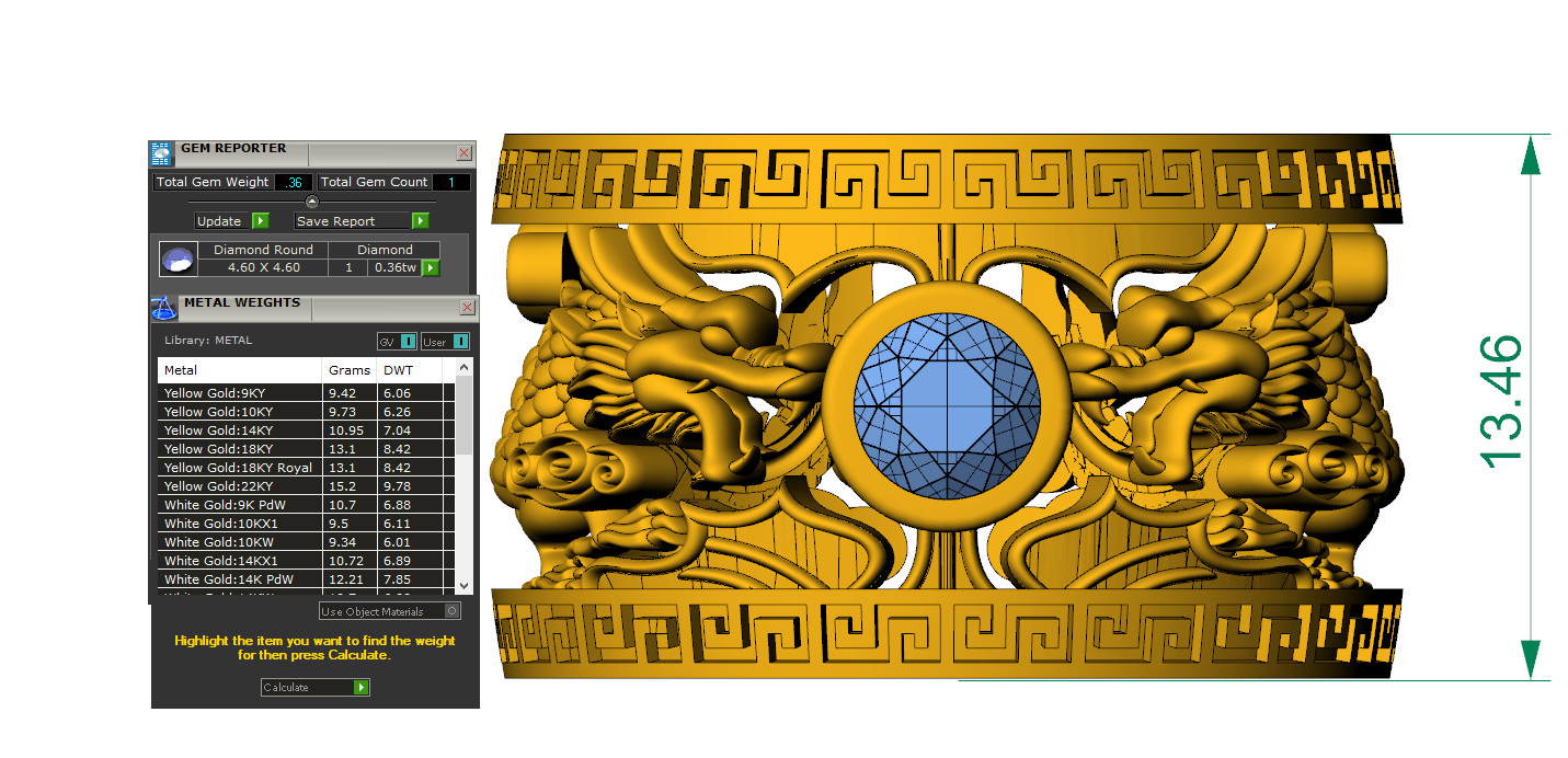 Nhẫn Vàng Nam Song Long Hà Nội NN221