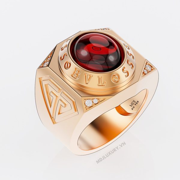 Nhẫn Nam Đầu Rồng Vàng 18K – MDJ NN252